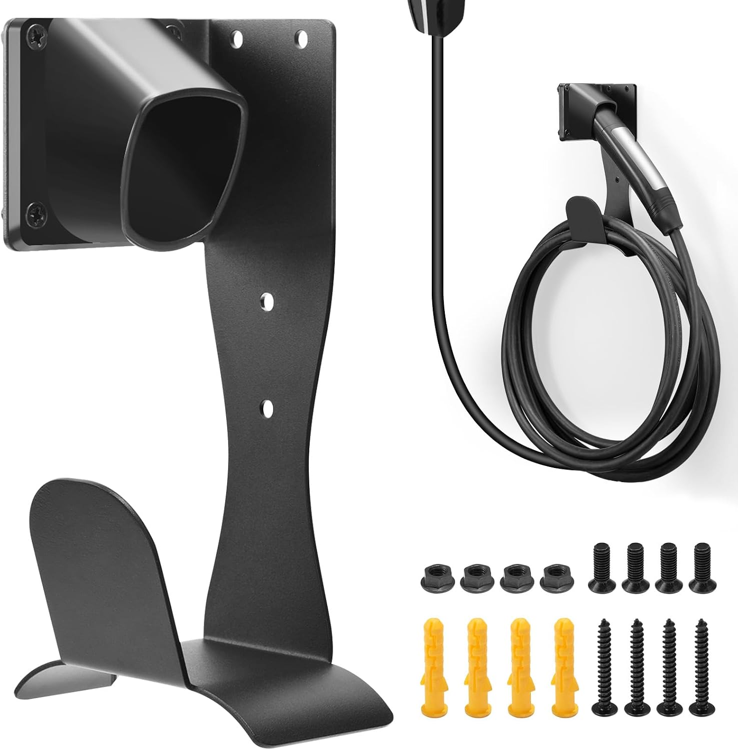 Detalle de LZSTEC Tesla充電ケーブルホルダー フラッシュマウント式・NACS対応