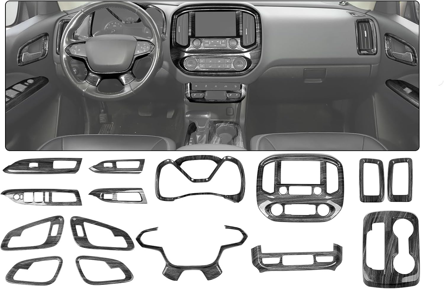 Detalle de PDKLIN Interior Trim Kit, 15-Piece