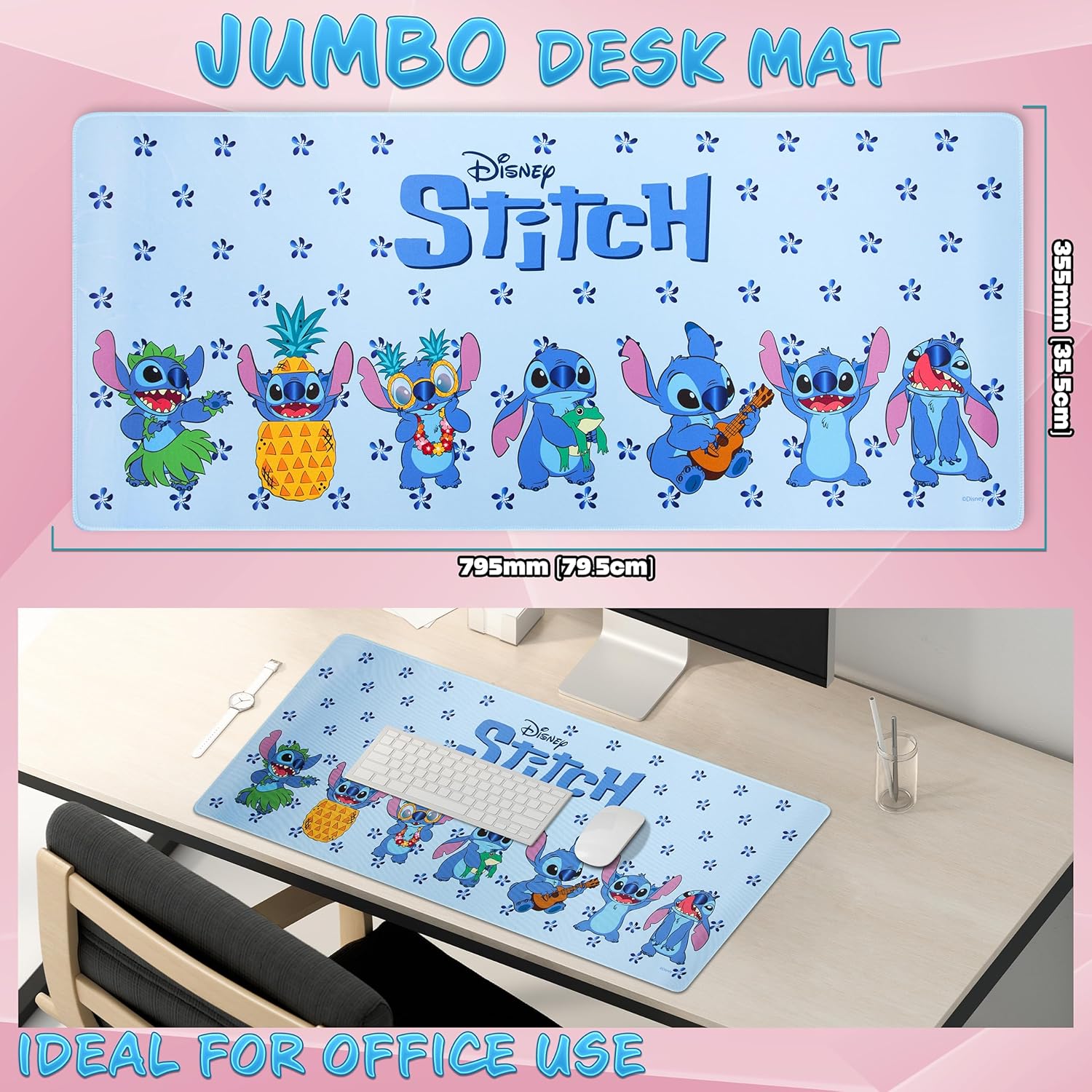Thumbnail 3 de Disney Stitch Desk Mat 80 x 36 cm mouse mat 🖱️