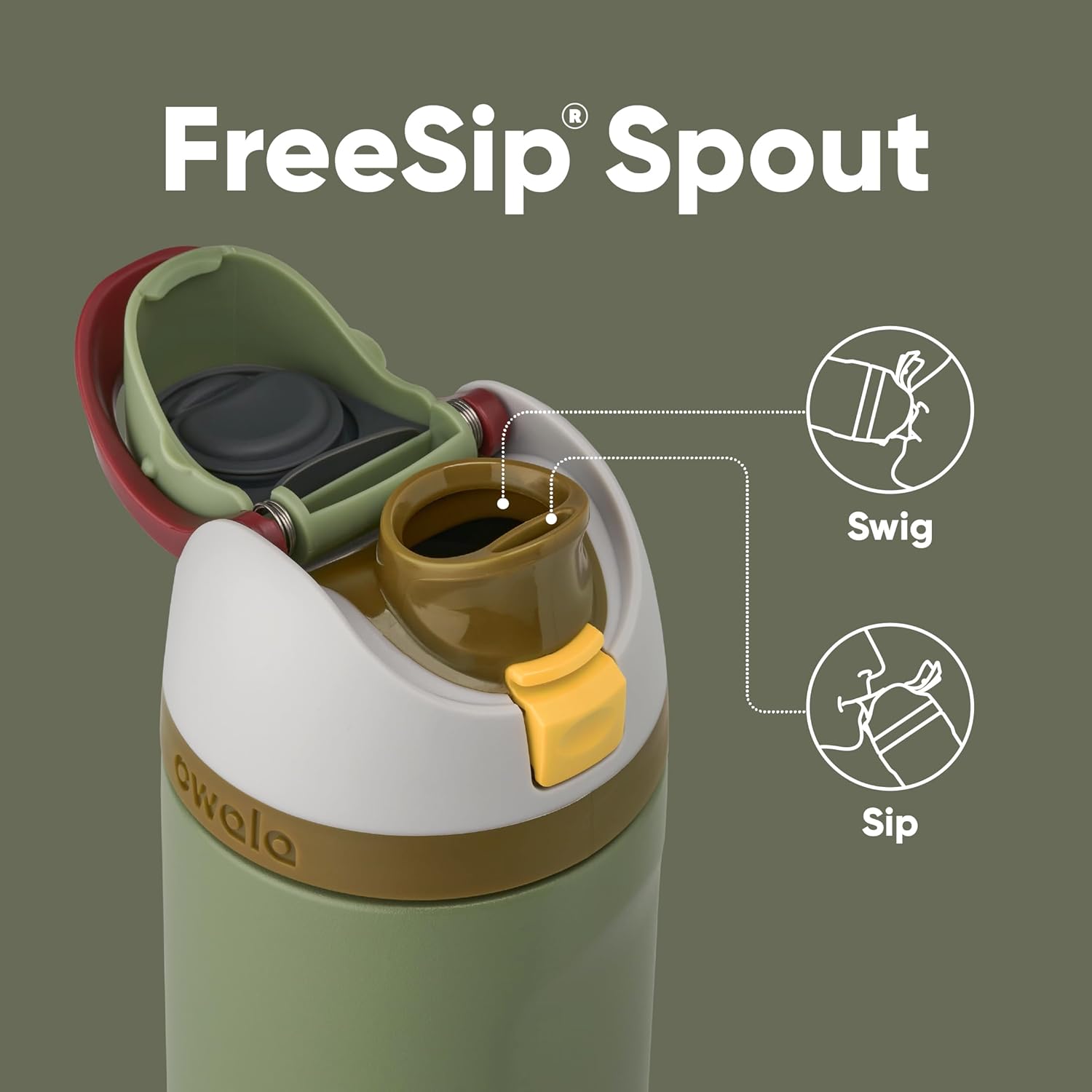 Thumbnail 1 de Owala Star Wars FreeSip Bottle (24 oz) – Boba Fett Insulated Stainless Steel Water Bottle
