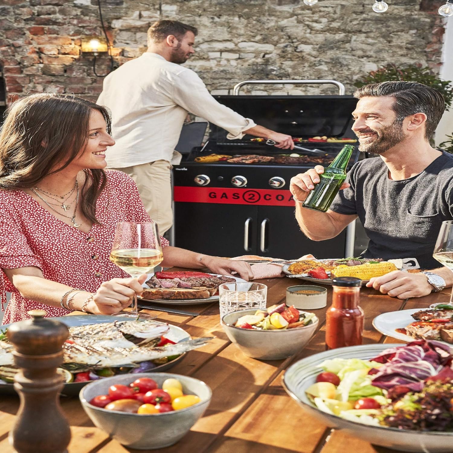 Thumbnail 12 de Char-Broil Gas2Coal 2.0 440 🔥 Barbacoa híbrida de 4 quemadores