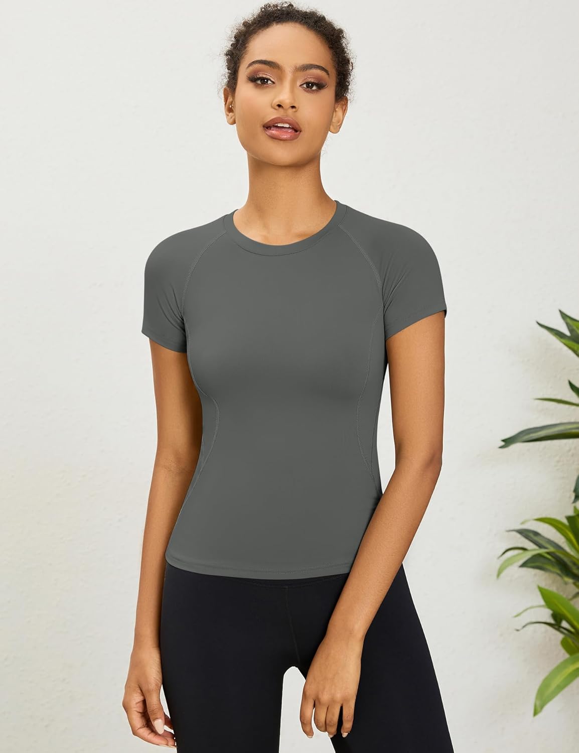 Thumbnail 4 de Rapbin Women's Gym Top: Breathable, Quick-Dry Tee for Yoga, Running and Gym