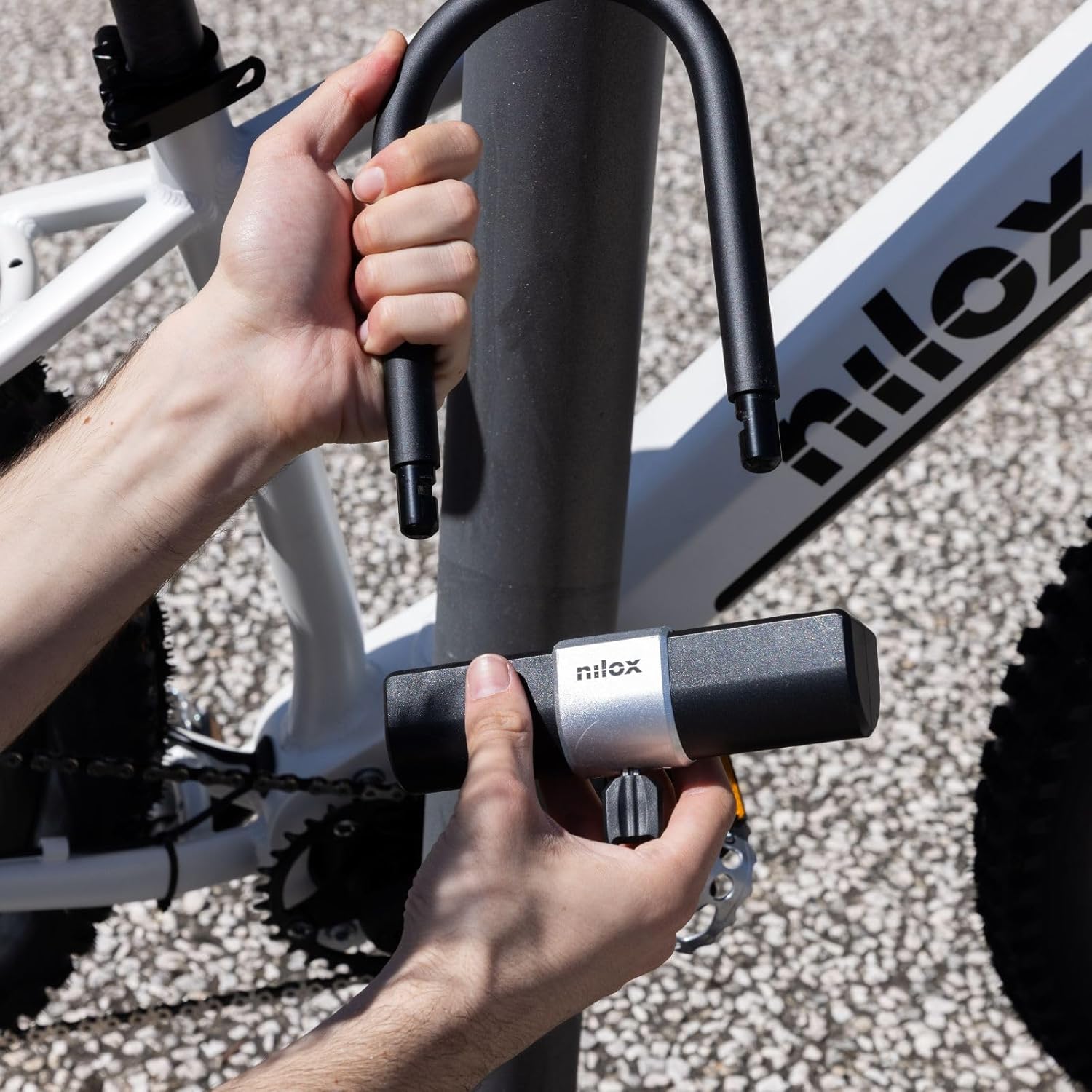 Thumbnail 5 de Nilox Catena antifurto per bici e scooter in acciaio ultra steel, 94 cm, con 2 chiavi