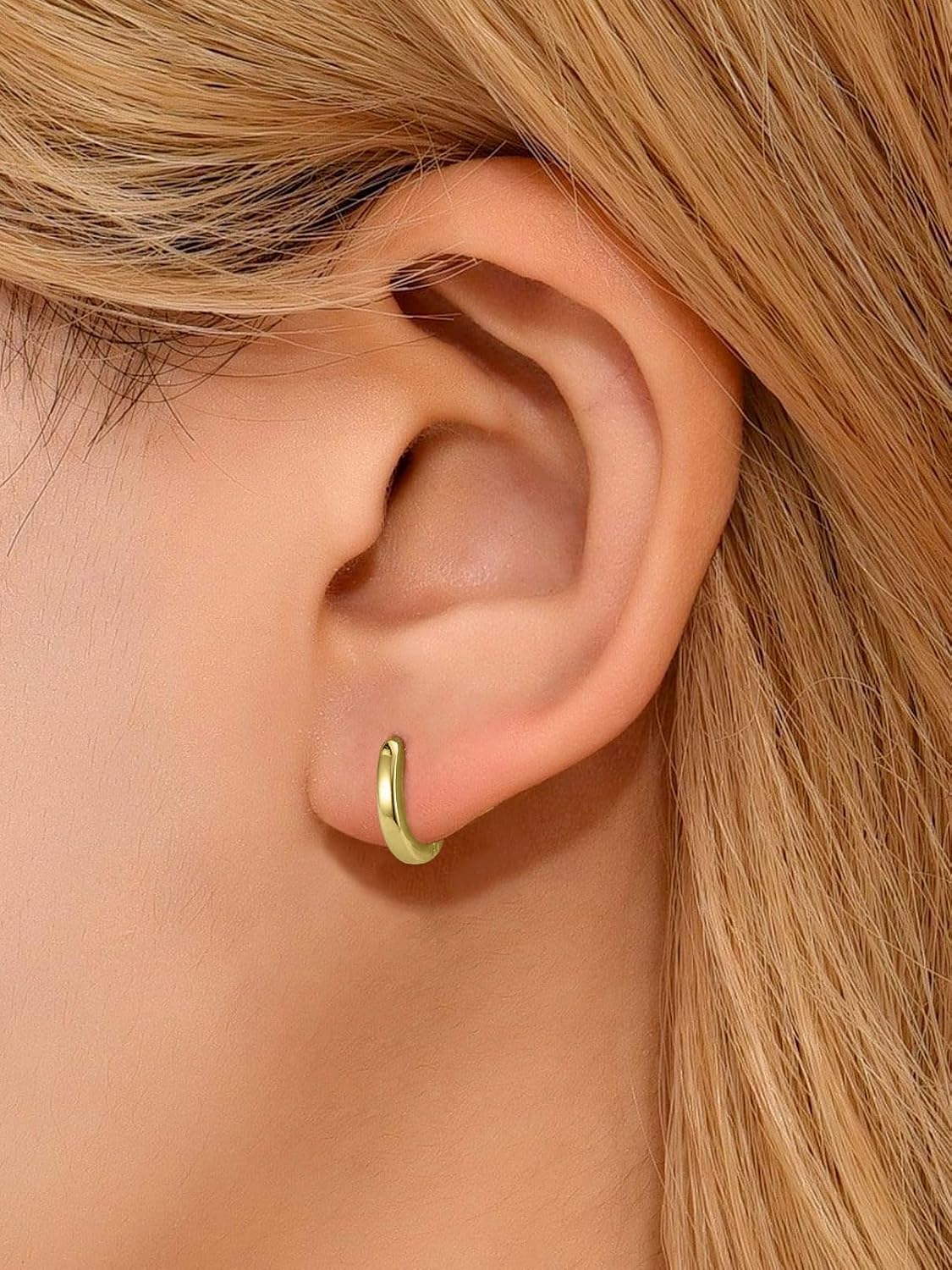 Thumbnail 5 de FaithHeart Silver hoop earrings 20mm