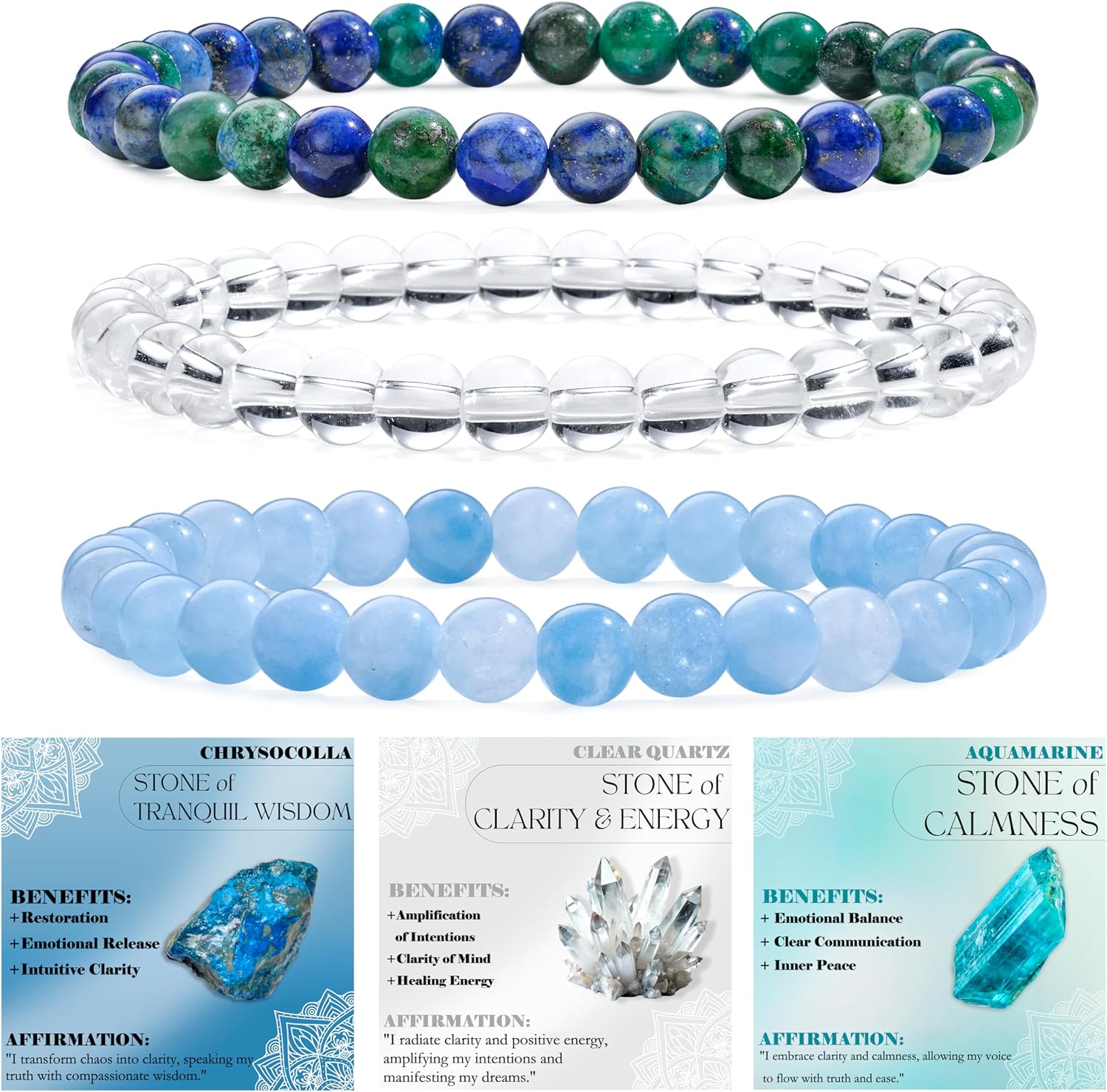 Thumbnail 4 de Bivei 3pcs beaded bracelet for women đź’Ť