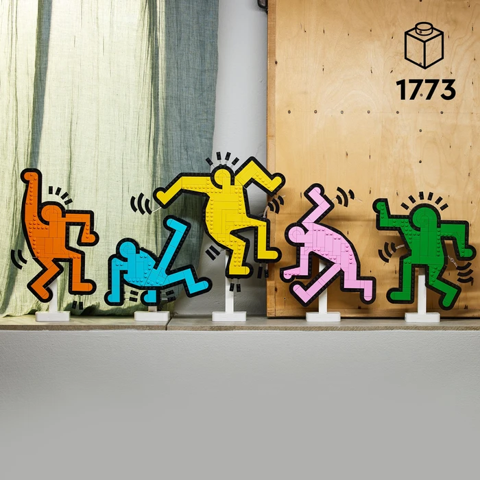 Thumbnail 6 de LEGO Art Keith Haring Tanzende Figuren 31216 – Pop-Art-Mosaik mit 1.773 Steinen