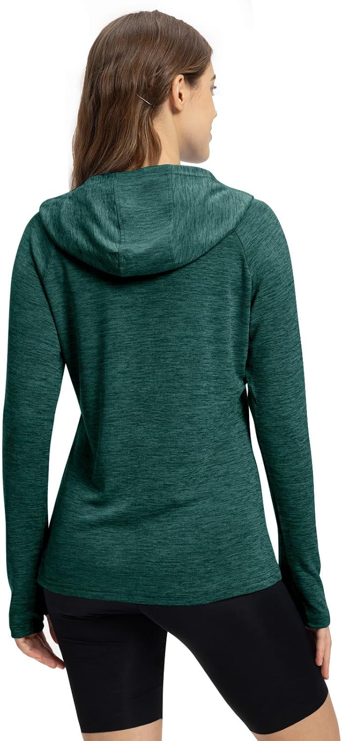Detalle de TBMPOY Women's Sun Protection Hoodie Shirt UPF 50+