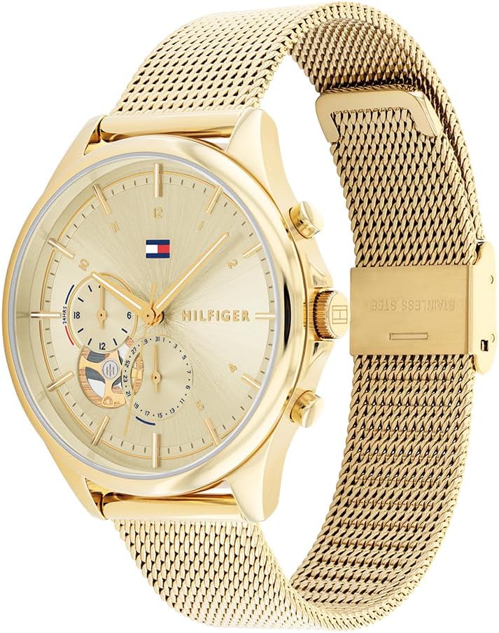 Thumbnail 1 de Tommy Hilfiger Multi-Zifferblatt Quarz-Uhr für Damen mit Edelstahl-Mesharmband