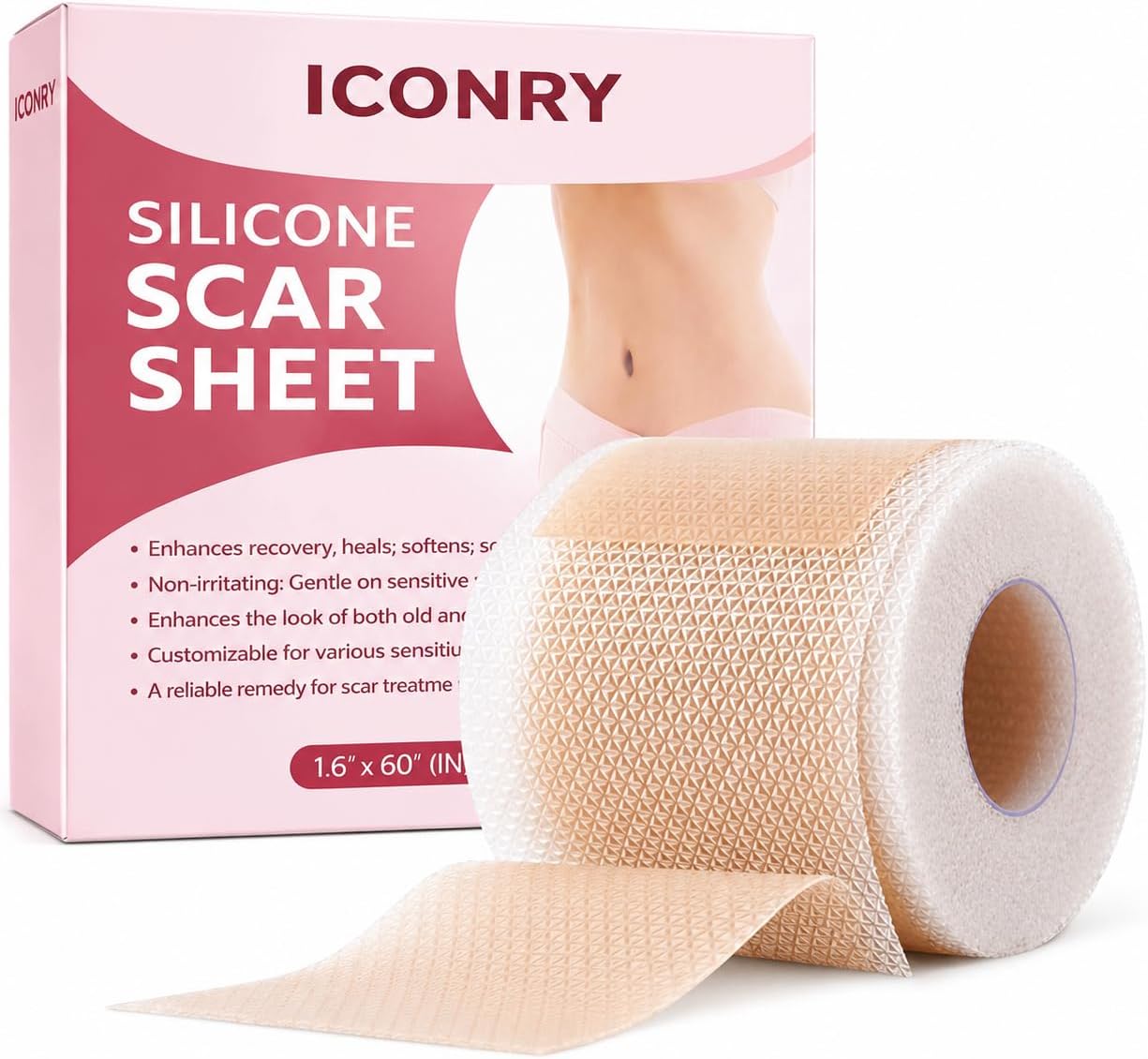 ICONRY Silicone scar tape roll 1.6 in