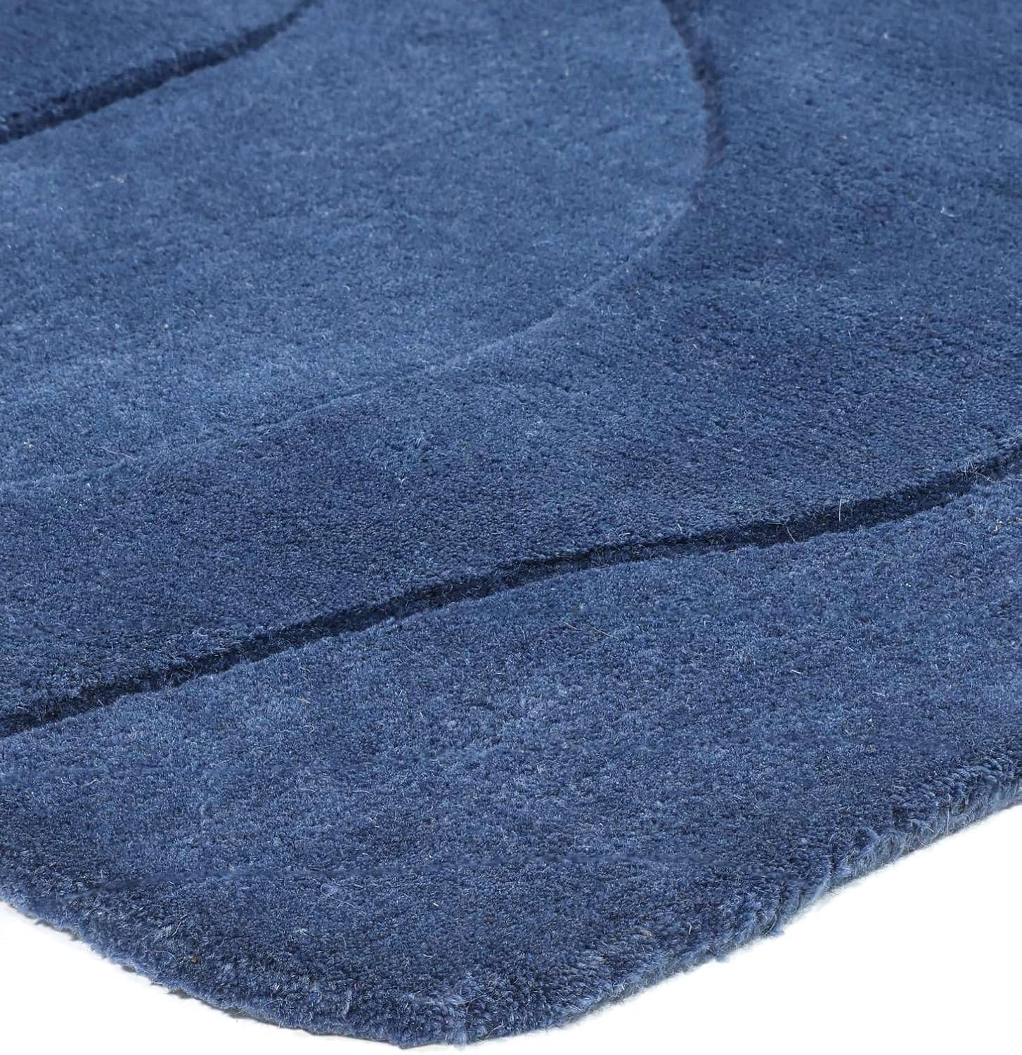 Thumbnail 6 de RugVista Barba Rug, 250 x 250 cm, Blue, Medium Pile, Wool & Cotton