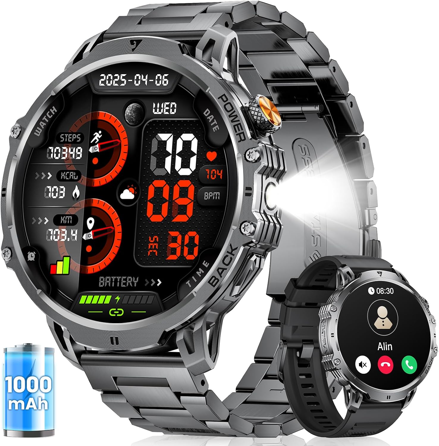Detalle de FITFLEX smartwatch uomo 1,85 pollici