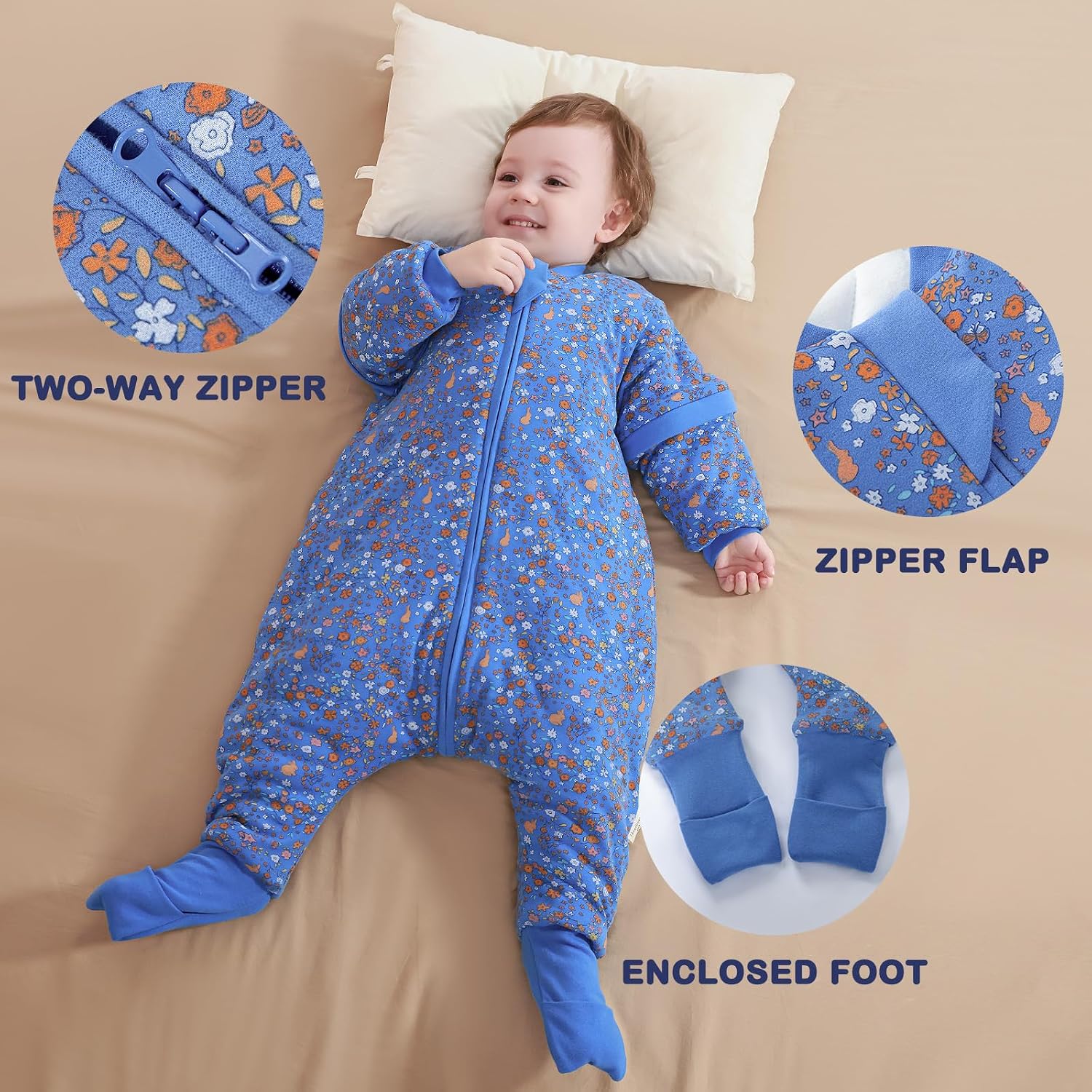 Thumbnail 3 de Mosebears Baby Sleeping Bag 2.5 TOG with Legs