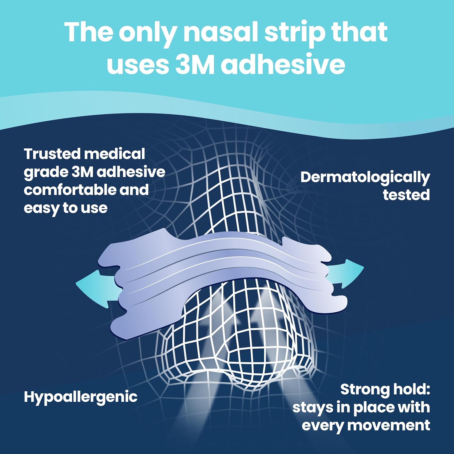 Thumbnail 4 de Breathe Right Clear Large Nasal Strips – 10 Pieces