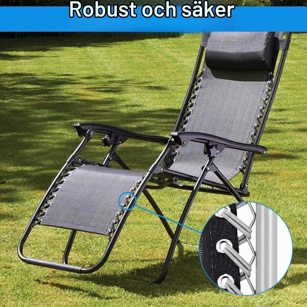 Thumbnail 6 de OFFCUP elastiska reservsnören för vilstol, 4-pack med långa och korta snören