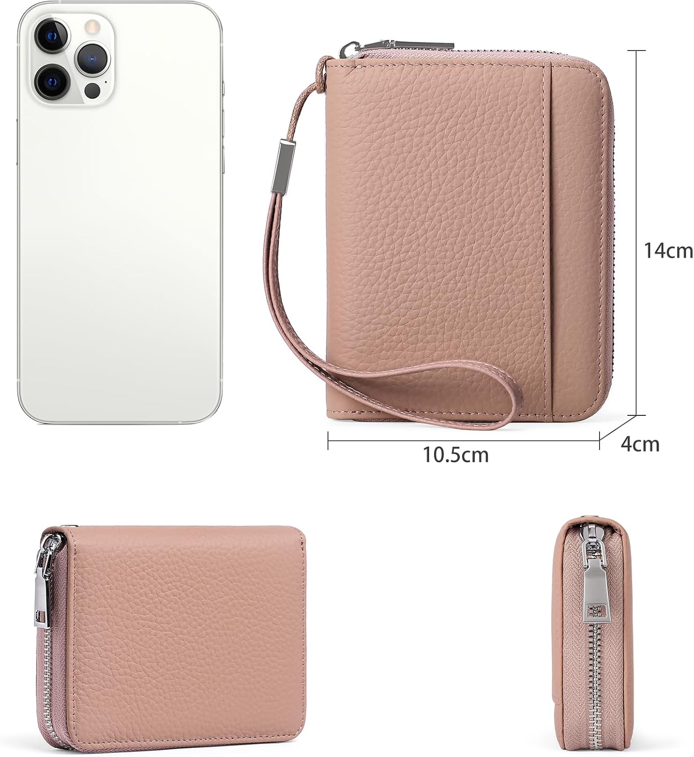 Thumbnail 3 de SENDEFN Geldbeutel Damen Leder mit RFID‑Schutz