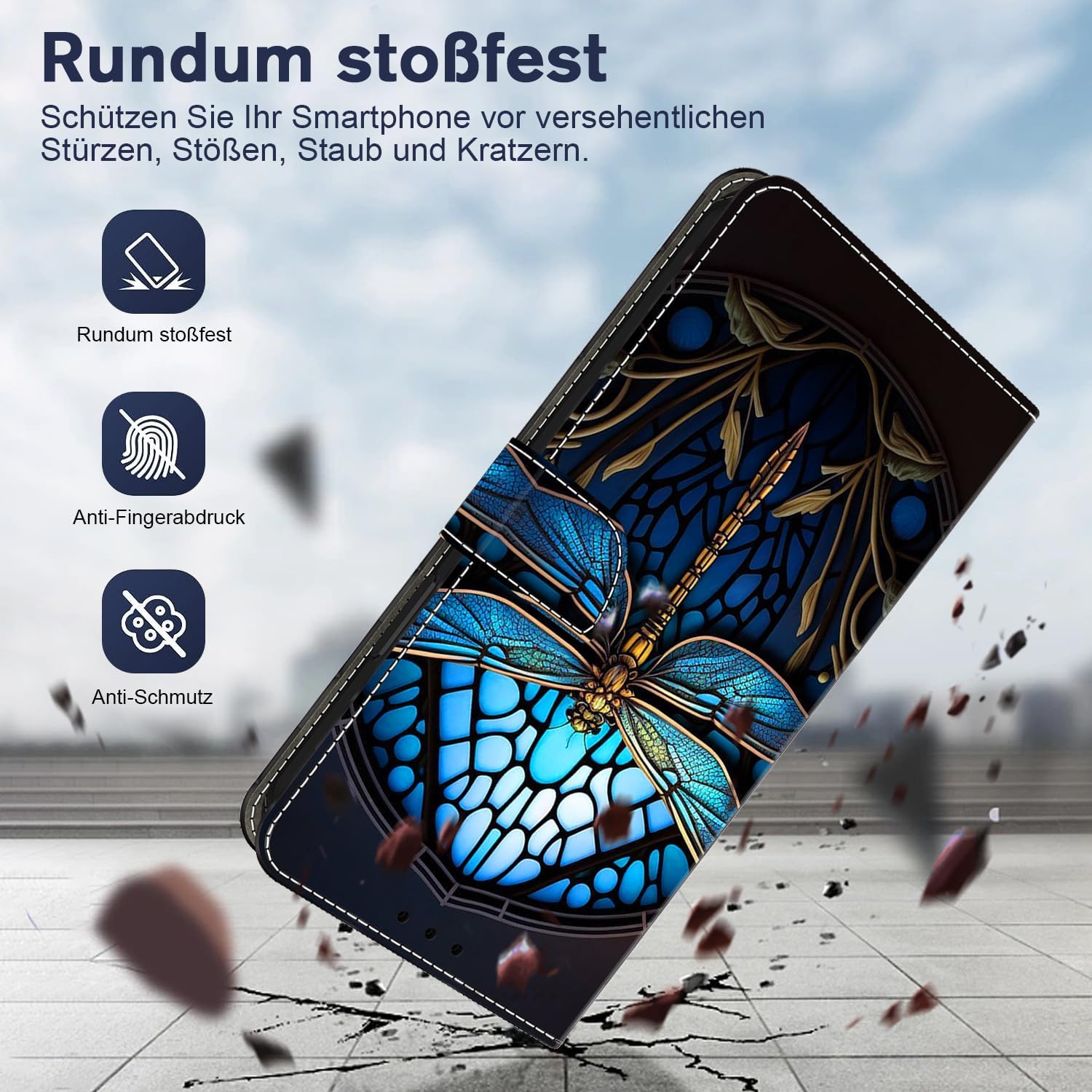 Thumbnail 4 de BOLELAW Wallet Case für Samsung Galaxy A26/A17 – stoßfestes PU-Leder mit Magnetverschluss & Standfunktion
