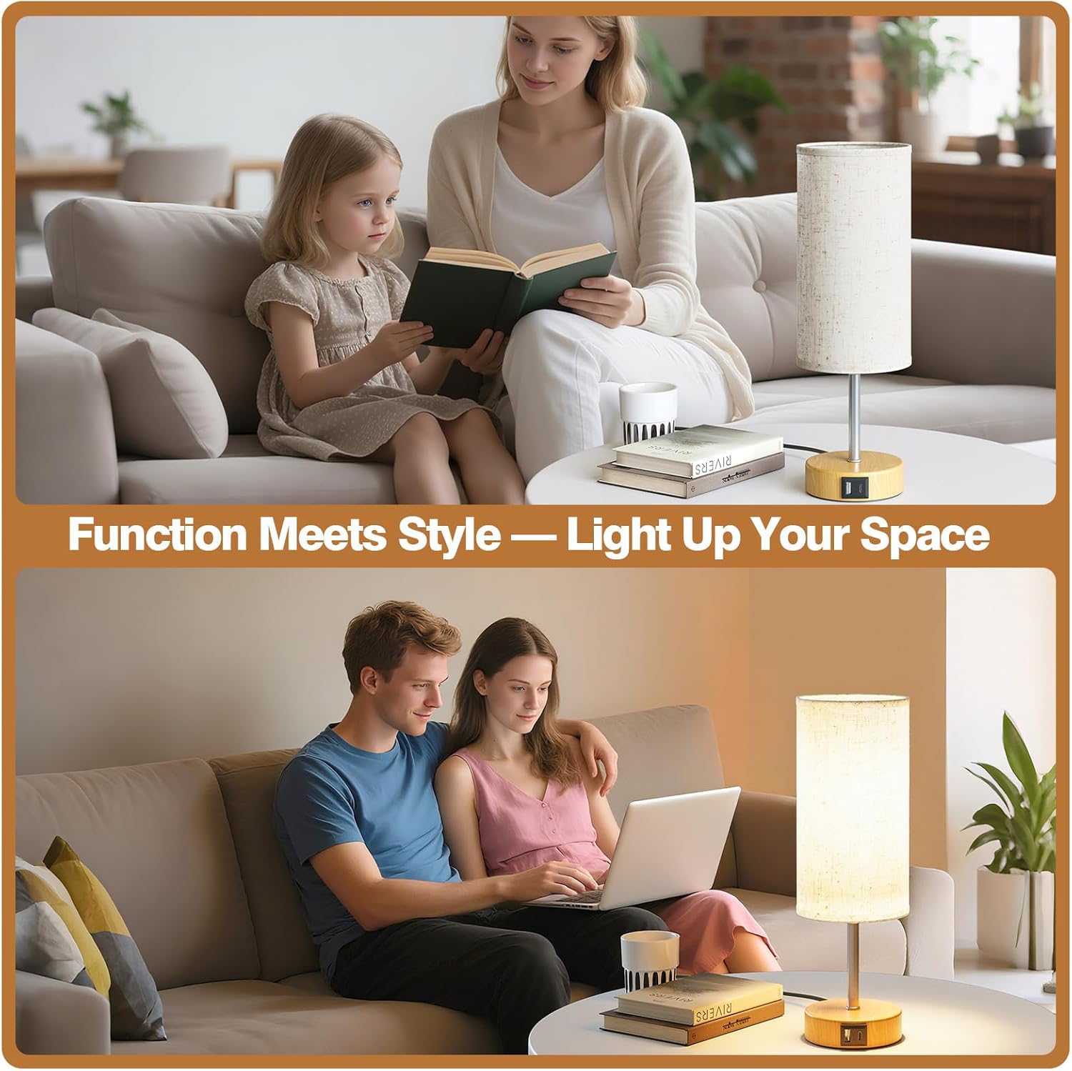 Thumbnail 6 de UPXNBOR Nachttischlampe Touch 11,3×34,5 cm