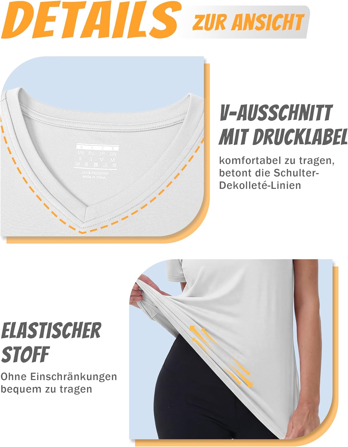 Thumbnail 4 de MAGCOMSEN T-Shirt col V femme UPF50+