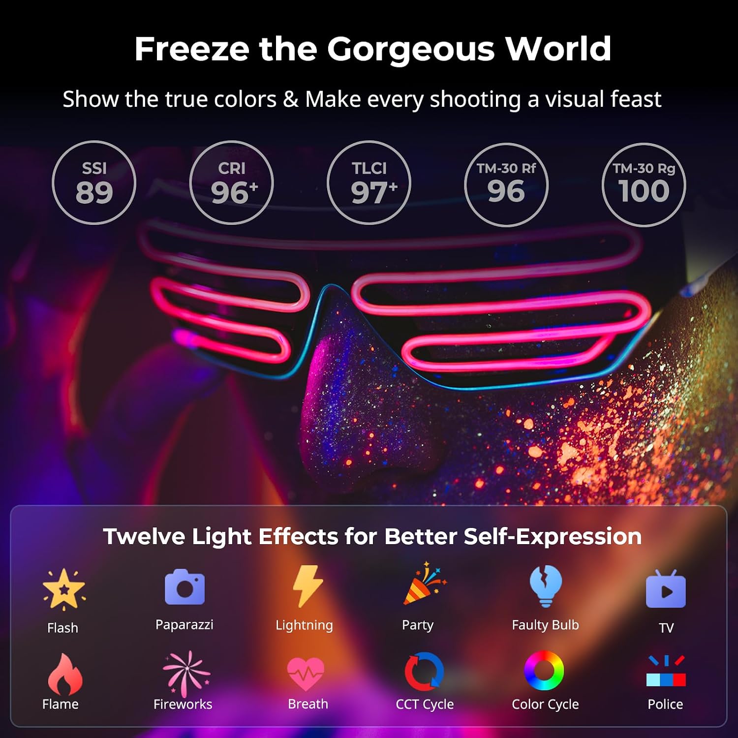 Thumbnail 4 de SMALLRIG RC 60C RGB LED Video Light 3400mAh