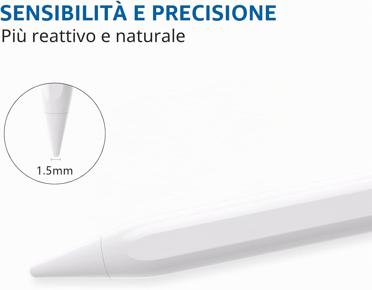 Detalle 2 de KARFUN Penna per tablet Android con ricarica rapida ✏
