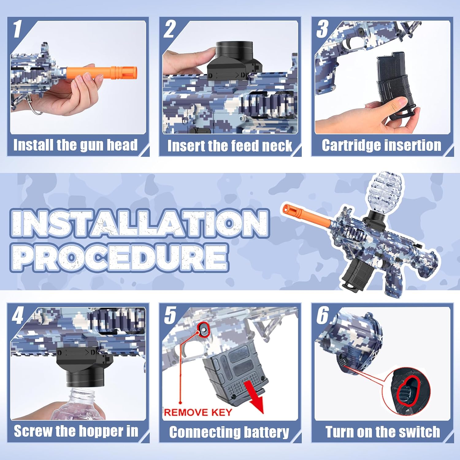 Thumbnail 4 de Electric Gel Ball Blaster