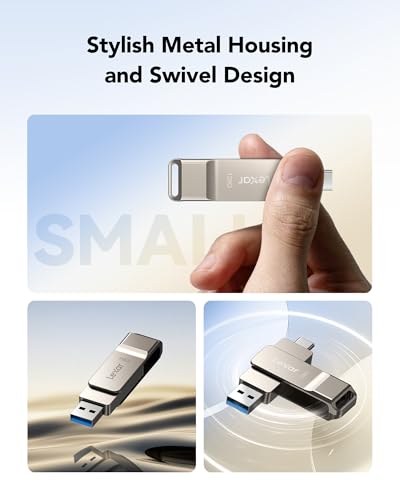 Thumbnail 5 de Lexar JumpDrive D40E Dual USB-C / USB-A 128GB — almacenamiento OTG compacto y seguro