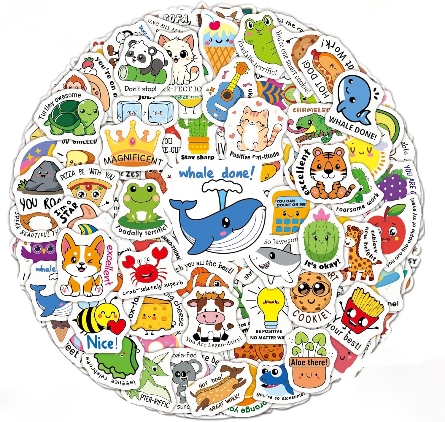 Thumbnail 6 de win4pdlay 200Pcs Water Bottle Stickers for Kids & Teens (Waterproof Vinyl, PVC) for Classroom Decor