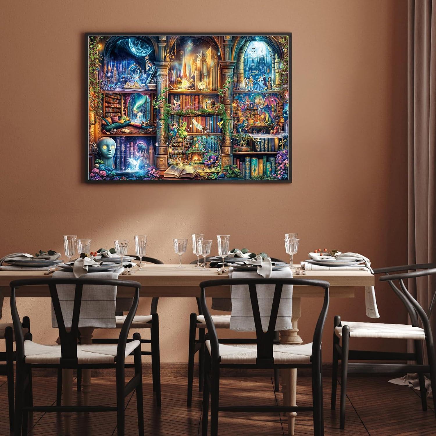 Thumbnail 5 de Enchanted Library 1000-piece jigsaw puzzle