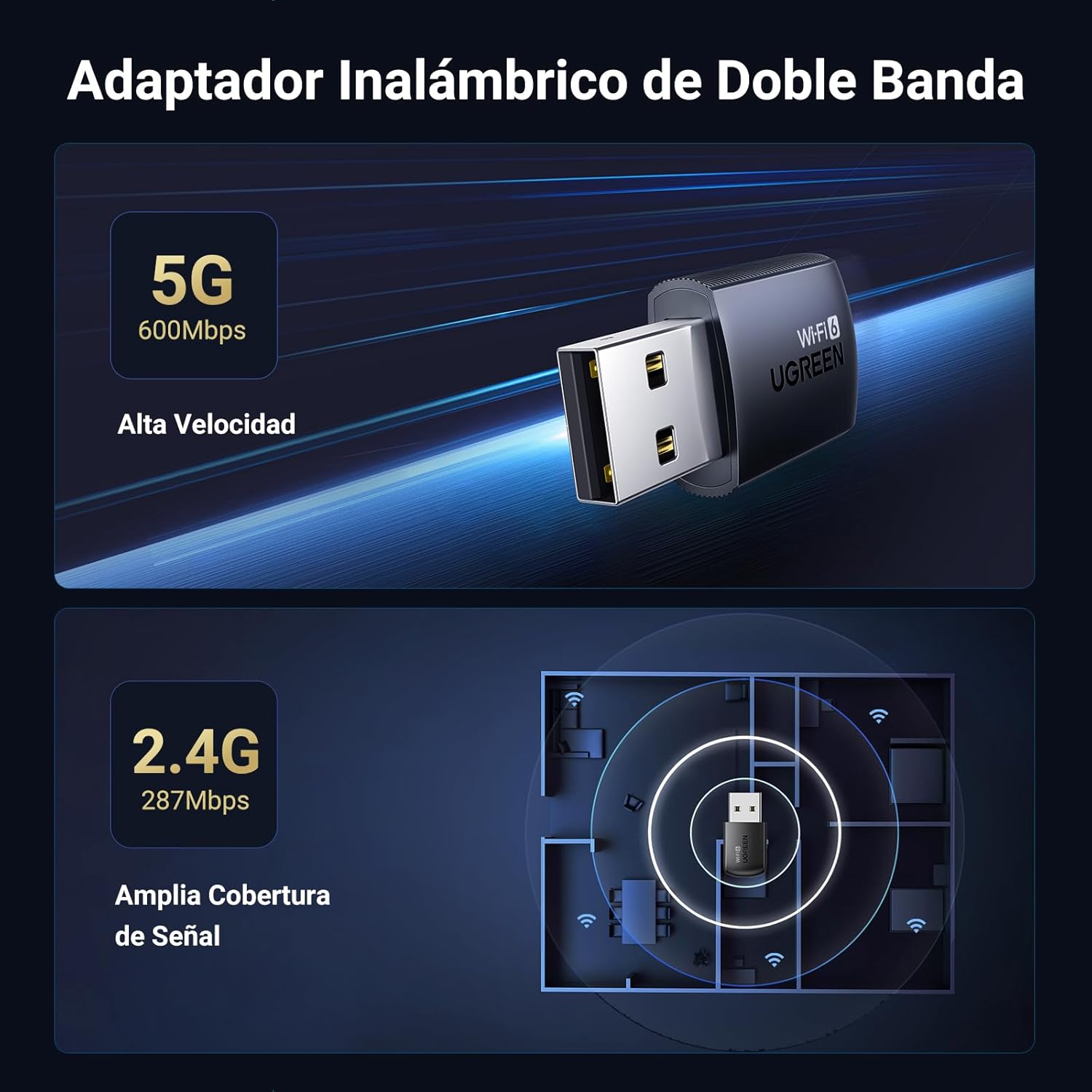 Thumbnail 2 de UGREEN AX900Mbps Stick USB 3.0