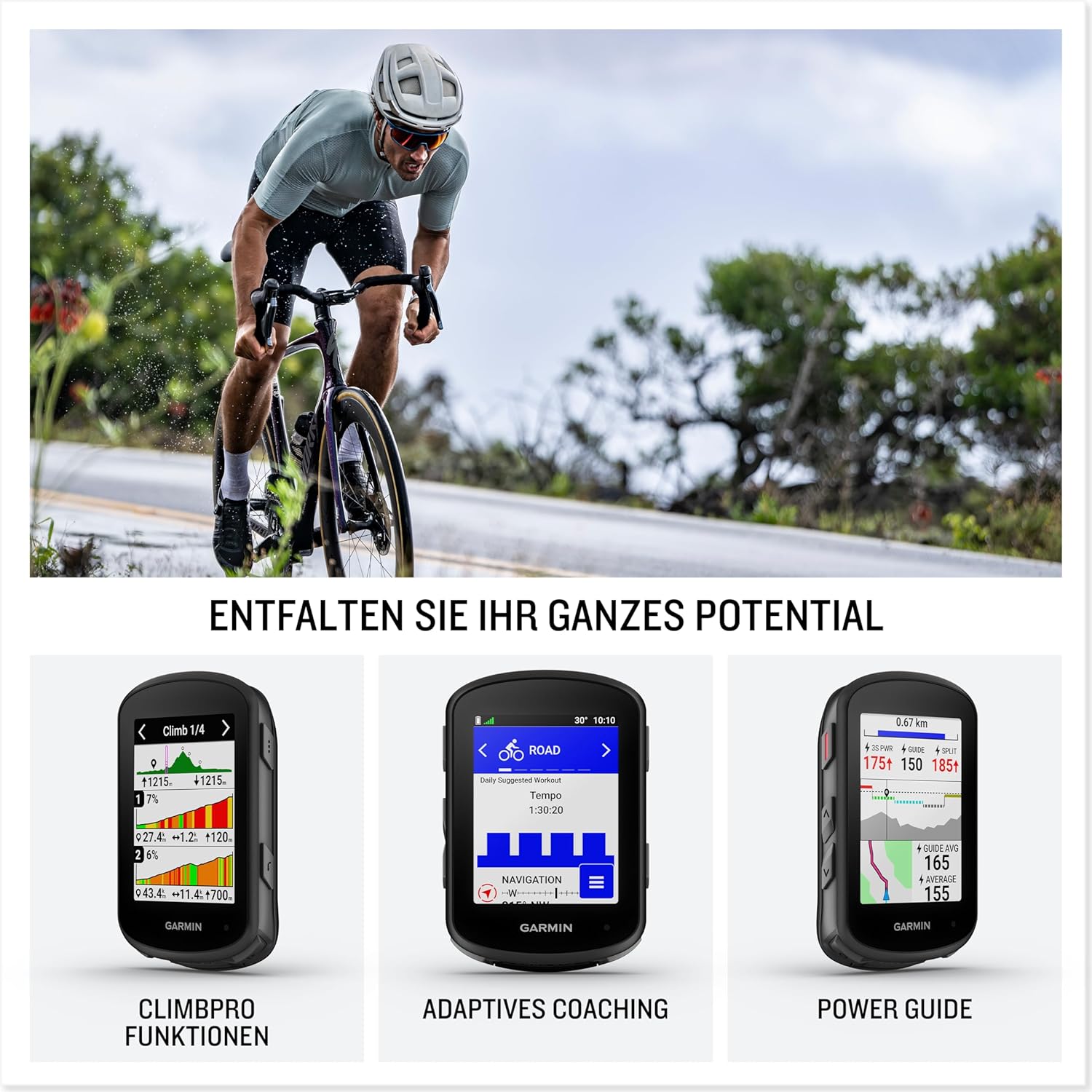 Thumbnail 1 de Garmin Edge 540 – EU Central + West GPS-Fahrradcomputer mit 2,6-Zoll-Farbdisplay und Tastenbedienung