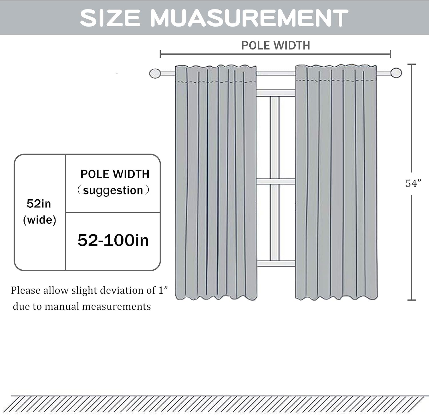 Thumbnail 6 de DUALIFE Sheer Curtains, 54-Inch Length