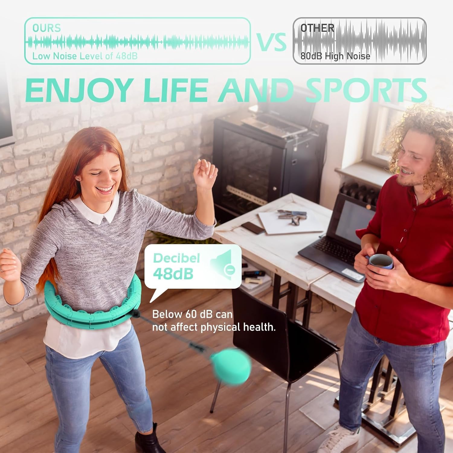 Thumbnail 4 de JLoibao Weighted Hula Circle 56 Inch