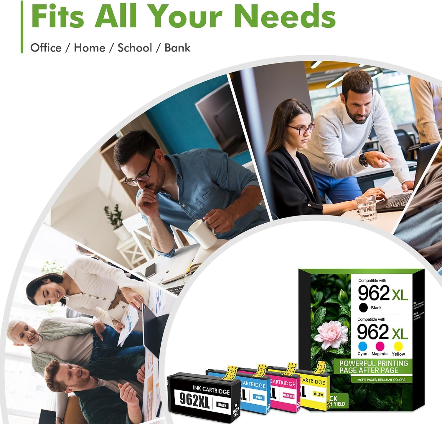 Thumbnail 6 de 962XL Compatible Ink Cartridges, 4-Pack