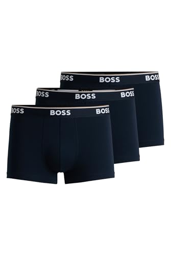 Thumbnail 8 de BOSS Hugo Herren Trunk 3er-Pack Boxershorts Open Blue XL – bequemes Tragegefühl, atmungsaktives Material