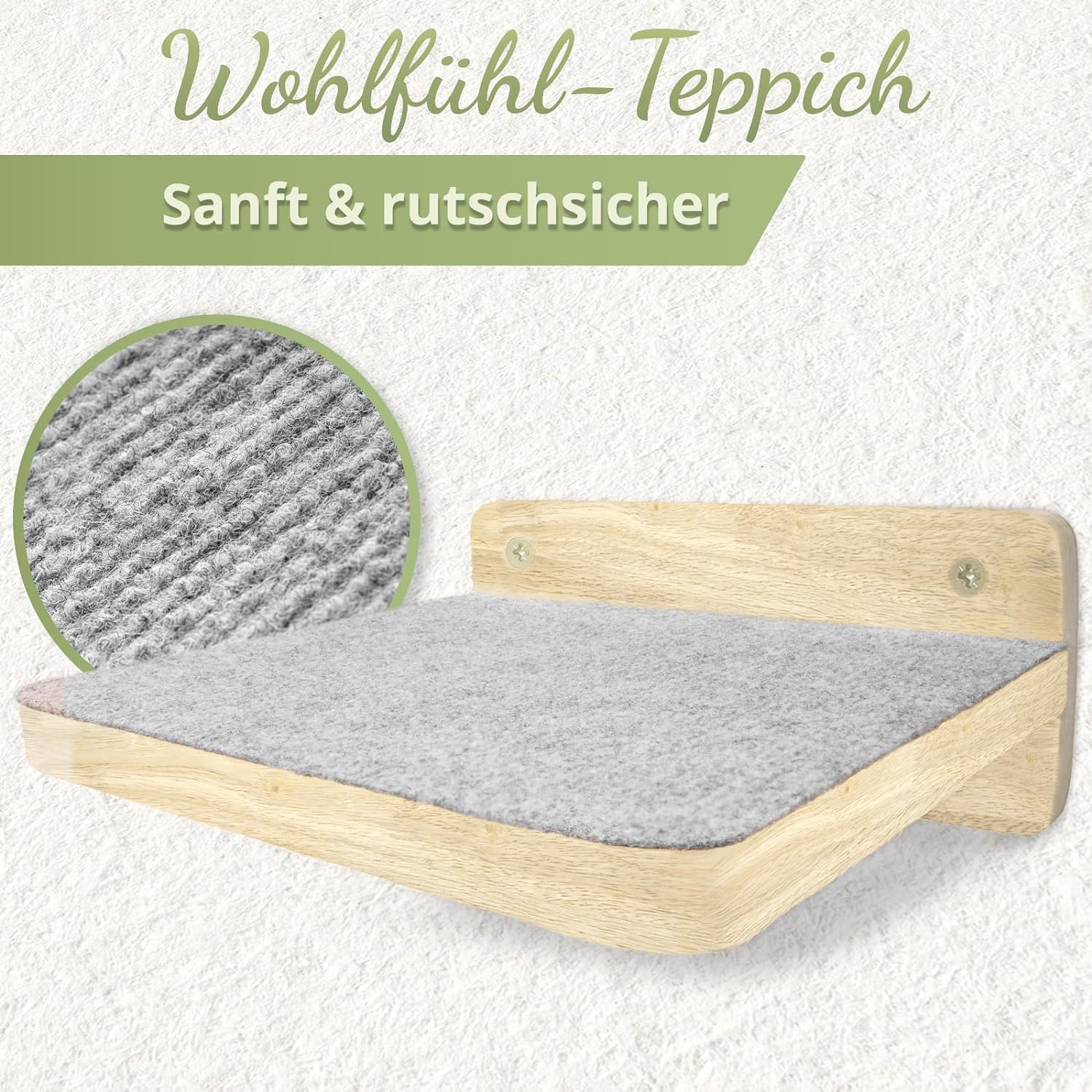 Thumbnail 4 de WOOWOOD Mur d’escalade pour chat – Lot de 3 escaliers muraux XL