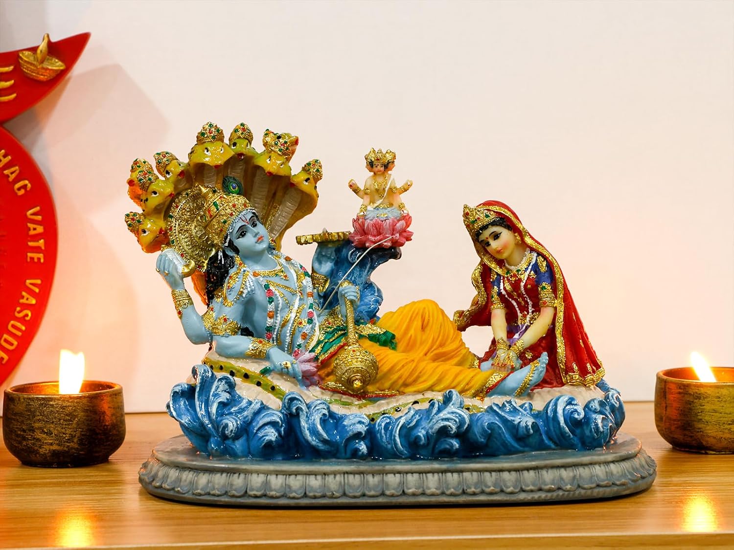 Thumbnail 2 de Statue Alikiki Vishnu 21 cm ⚜
