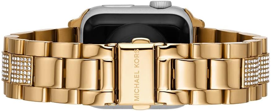 Thumbnail 3 de Michael Kors Band compatible with Apple Watch (38/40/41 mm) in 18 mm gold stainless steel