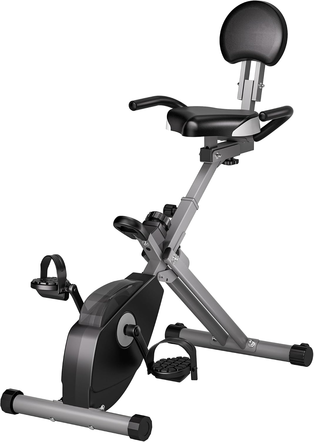 Detalle de Ultrasport Seniors Fitness – składany rower poziomy z niskim wejściem