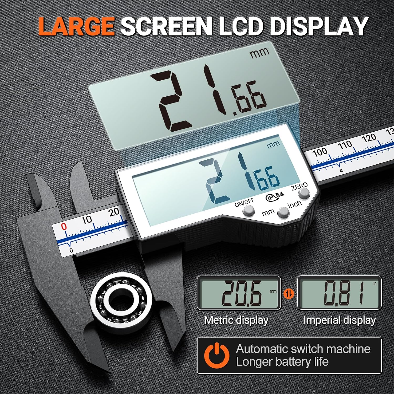 Detalle 2 de Preciva 150mm Digital Vernier Caliper