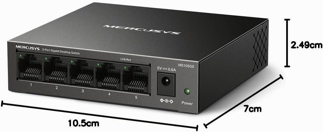 Thumbnail 6 de MERCUSYS MS105GS Switch Ethernet 5 porte 🖧