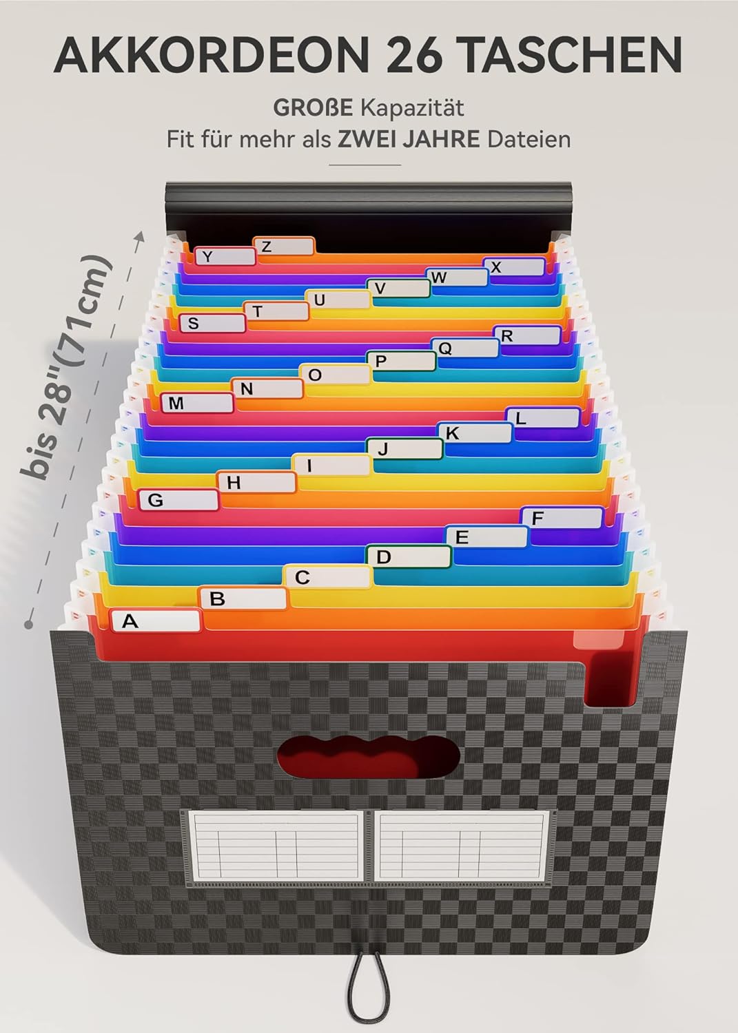 Thumbnail 1 de ABC life Dokumentenmappe 26 Taschen 🗂️