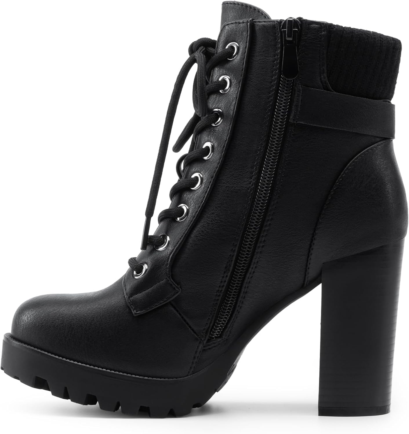 Thumbnail 6 de DREAM PAIRS Women's Combat Ankle Boots in Vegan Leather
