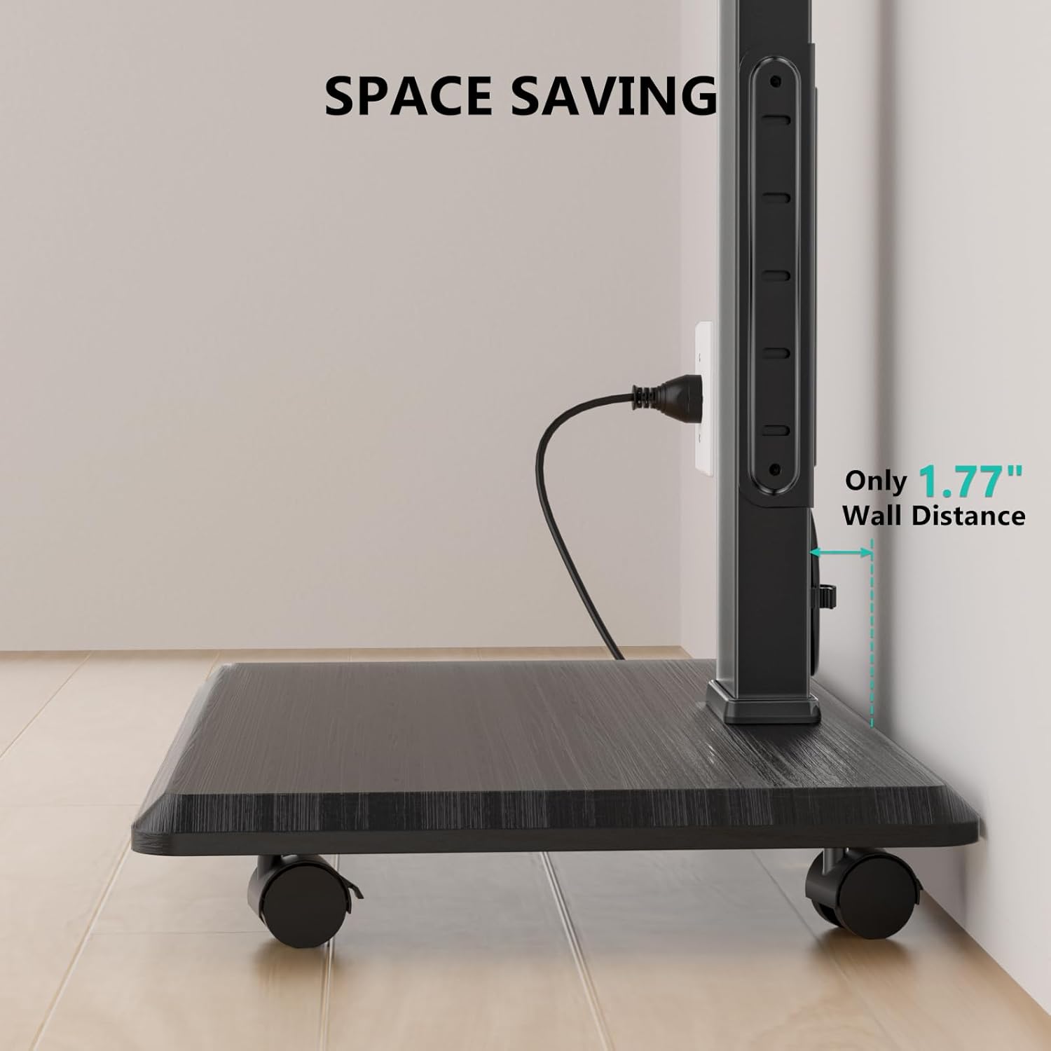 Thumbnail 6 de WALI TVDVD-7PR Rolling TV Stand 110 lbs