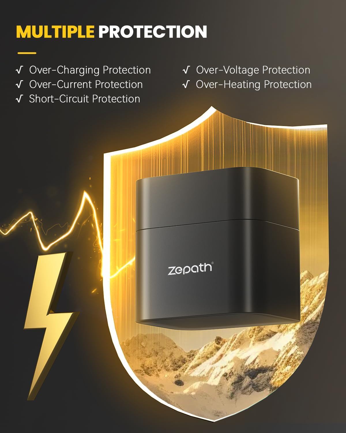 Detalle 2 de Zepath 8xAA 1.5V rechargeable batteries 3600mWh