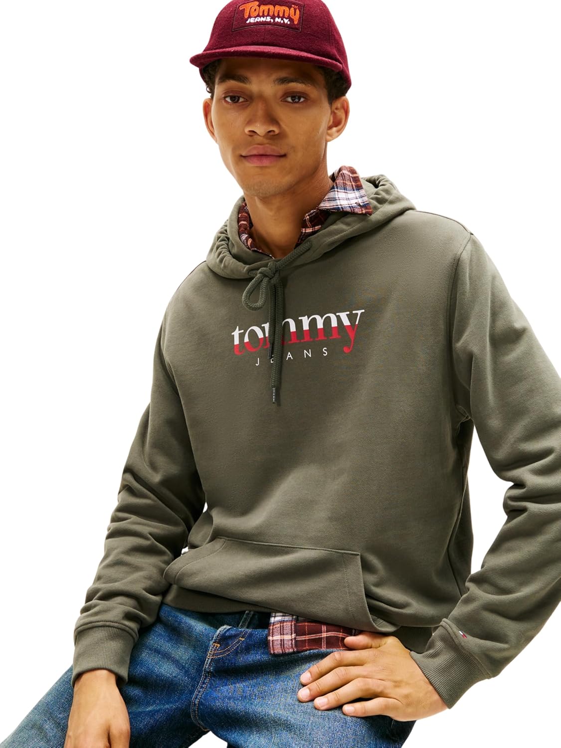 Thumbnail 2 de Tommy Jeans Men’s Regular Fit Hoodie – 100% regenerative cotton casual hooded jumper