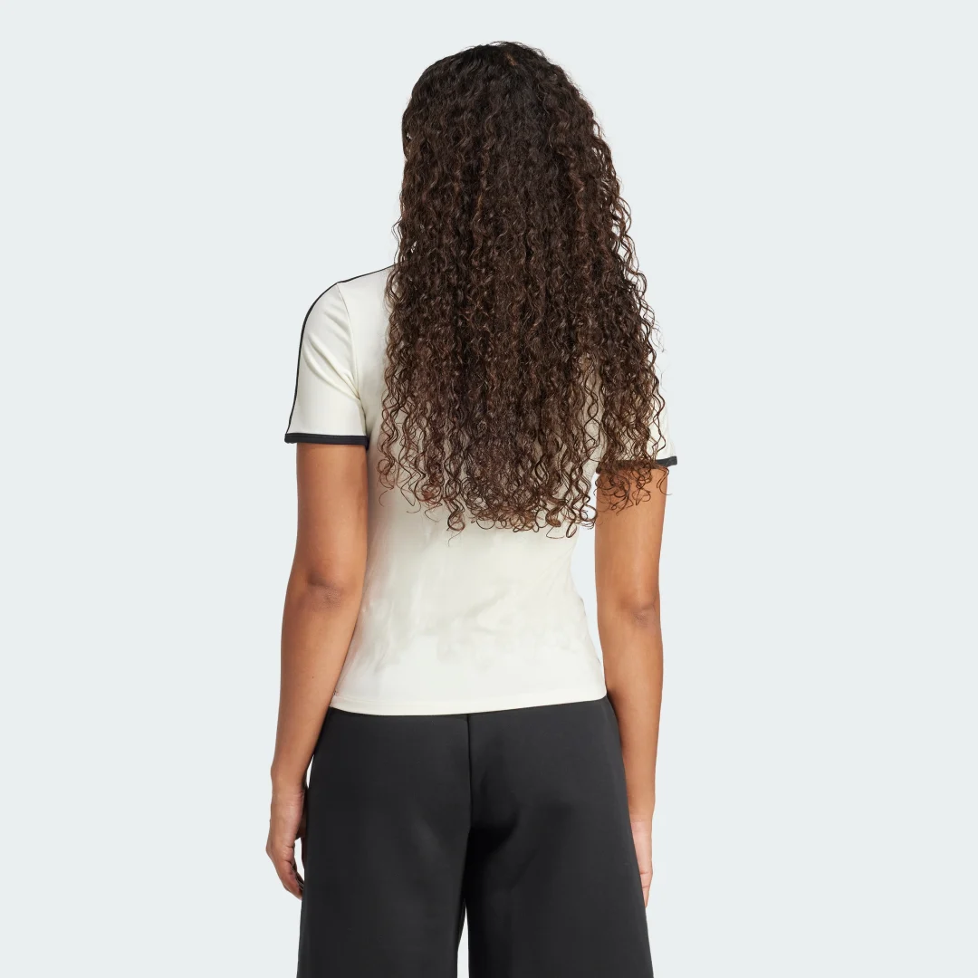 Thumbnail 1 de Camiseta adidas Originals Premium Cali 3 bandas – estilo clásico y versátil en blanco