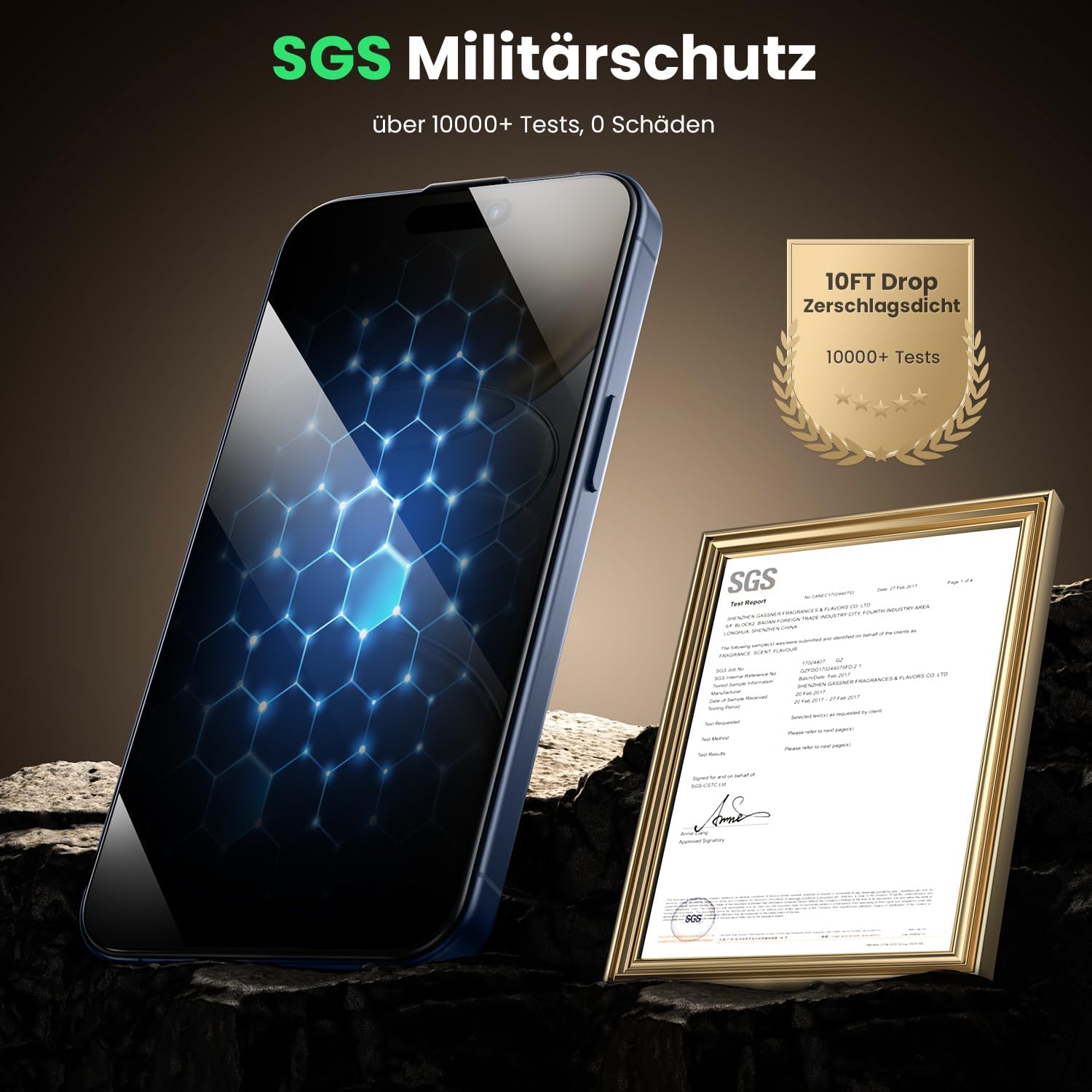 Thumbnail 5 de WSKEN iPhone 17 Pro Max Sichtschutzfolie 24°