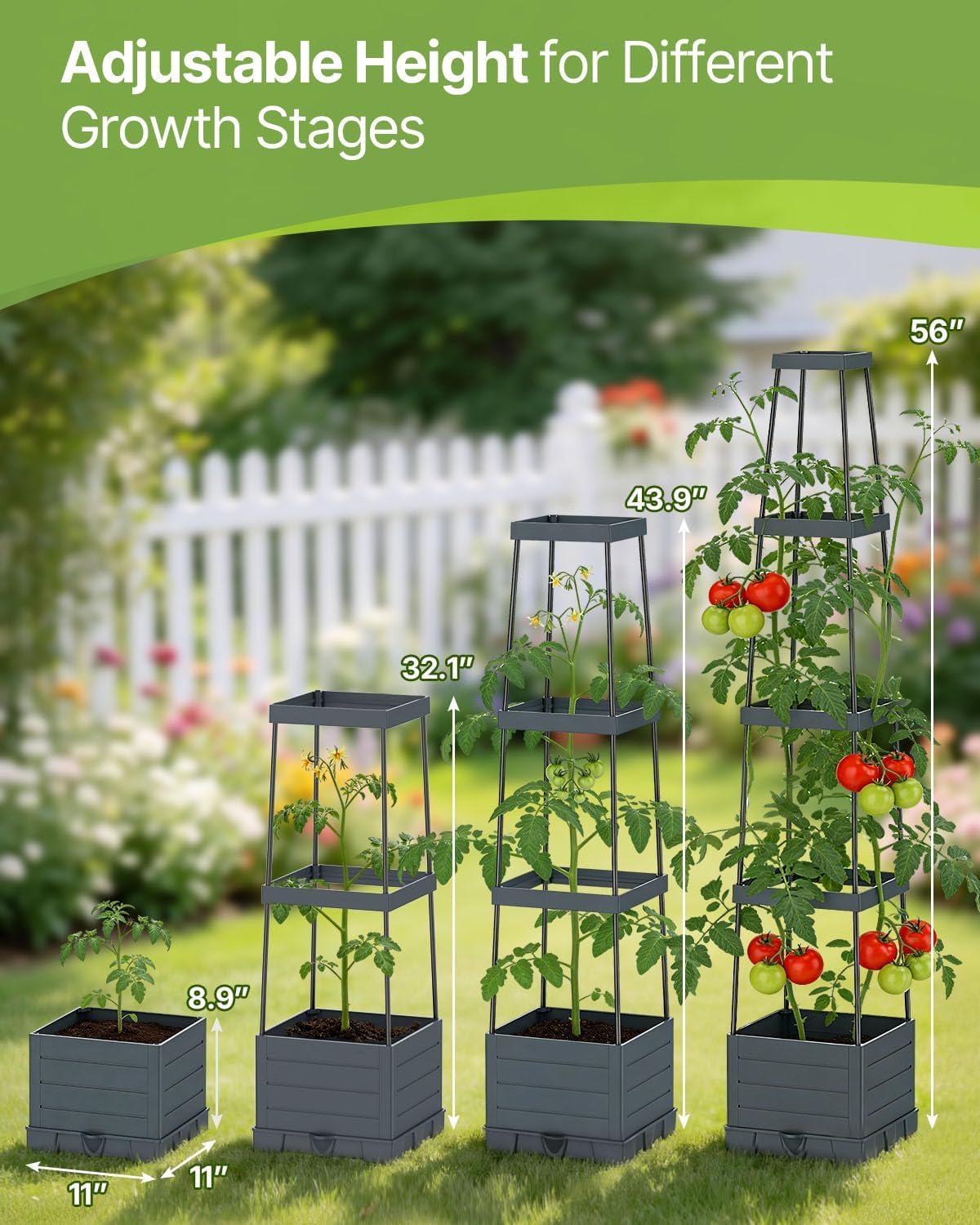Detalle de Suteck Raised Garden Bed 2-Pack