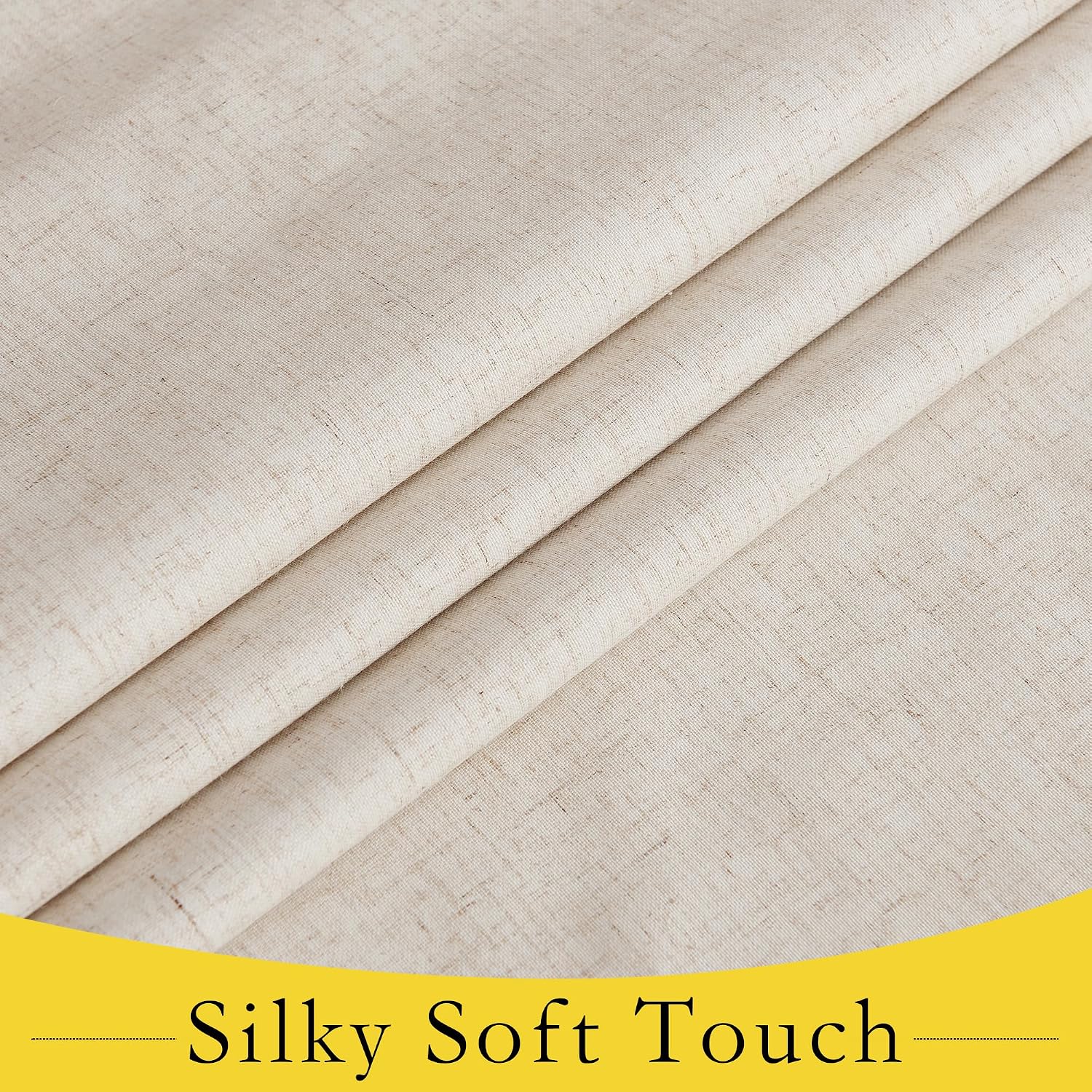 Thumbnail 2 de NICETOWN Pure White French Door Curtains 30x72