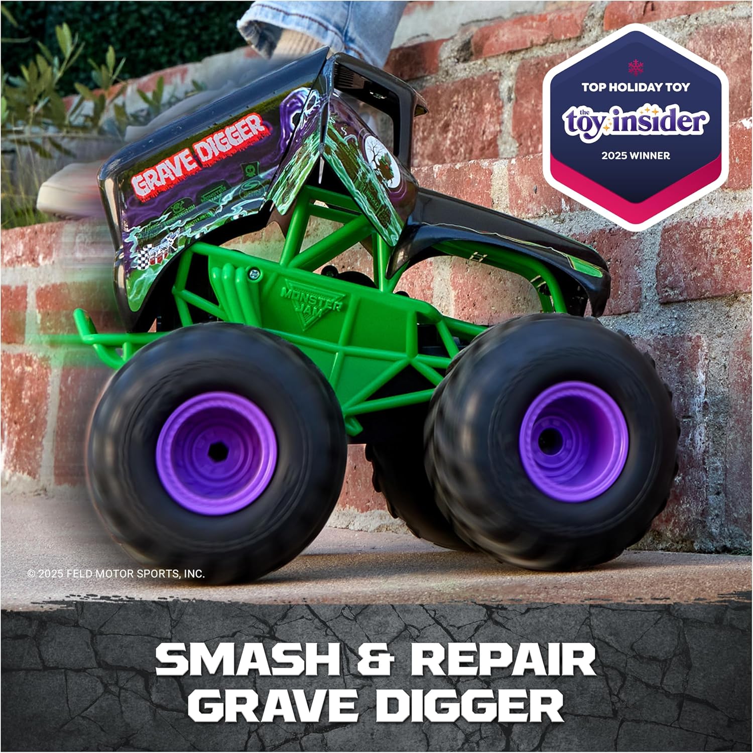 Detalle de Monster Jam Grave Digger 1:15 RC Truck